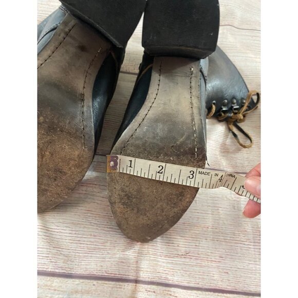 Freebirds By Steven Women's Holis Leather Distressed Lace Up Ankle Boots - 9 - Picture 12 of 12